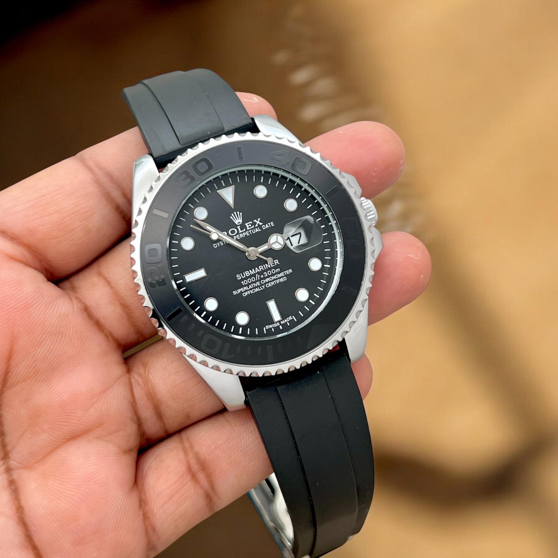 Buy First Copy Rolex Premium Collection Watch for Men 43mm - Master Quality 7A Mirror at Lowest Price Online India