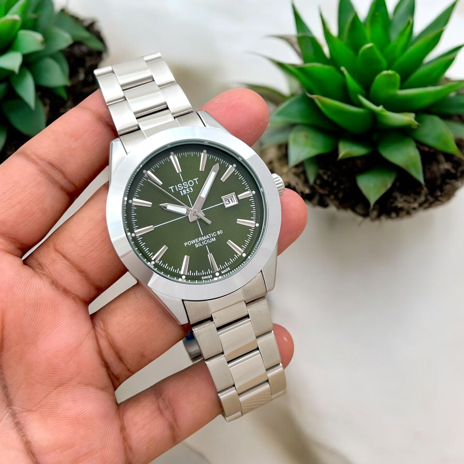 Buy First Copy Tissot 1853 Powermatic 80 Silicium Men’s watch 40mm - Master Quality 7A Mirror at Lowest Price Online India