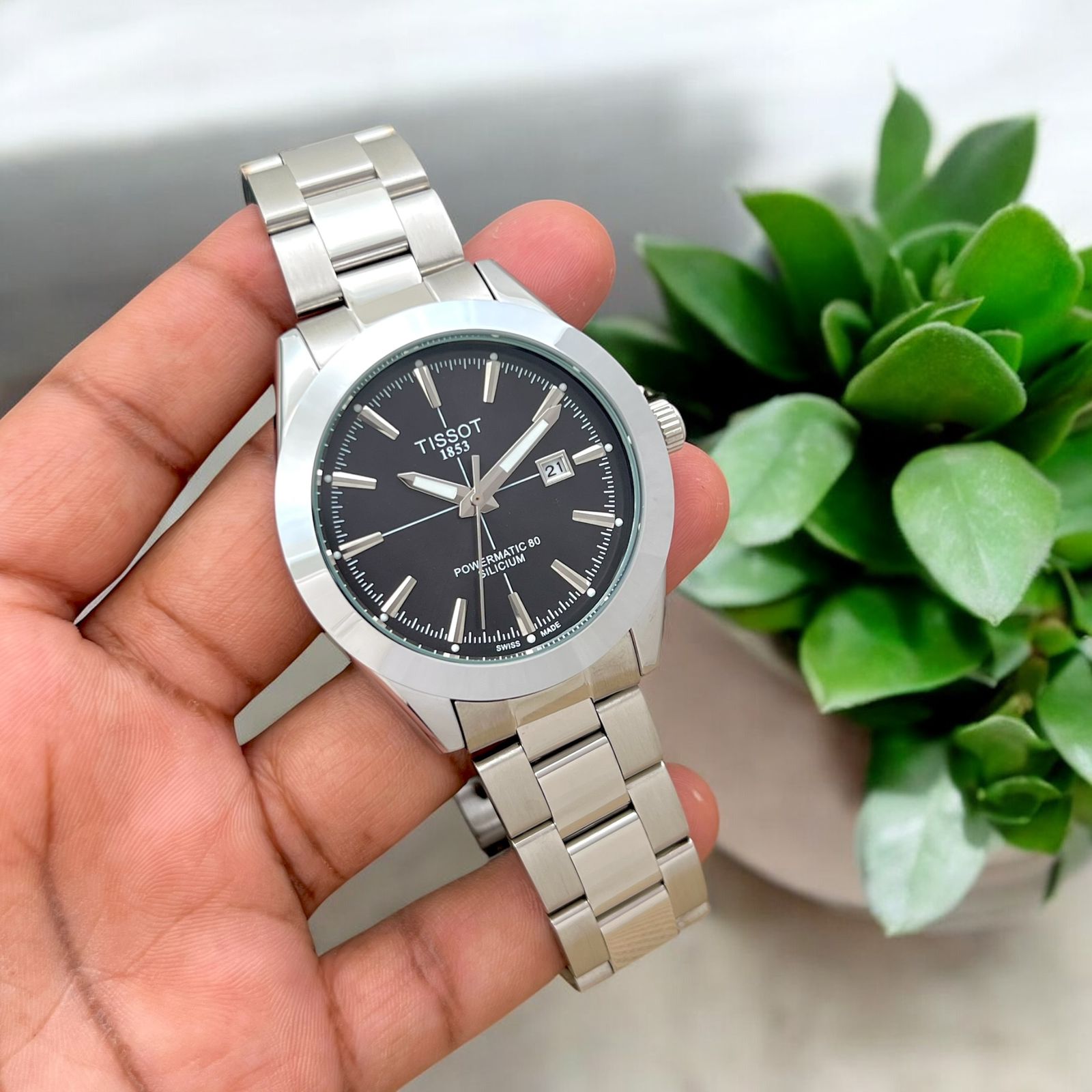 Buy First Copy Tissot 1853 Powermatic 80 Silicium Men’s watch 40mm - Master Quality 7A Mirror at Lowest Price Online India