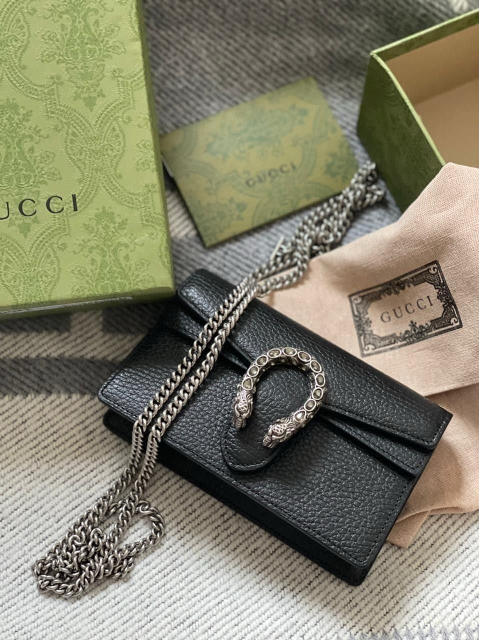 Buy First Copy Gucci Dionysus Full Black Sling Bag - Master Quality 7A Mirror at Lowest Price Online India
