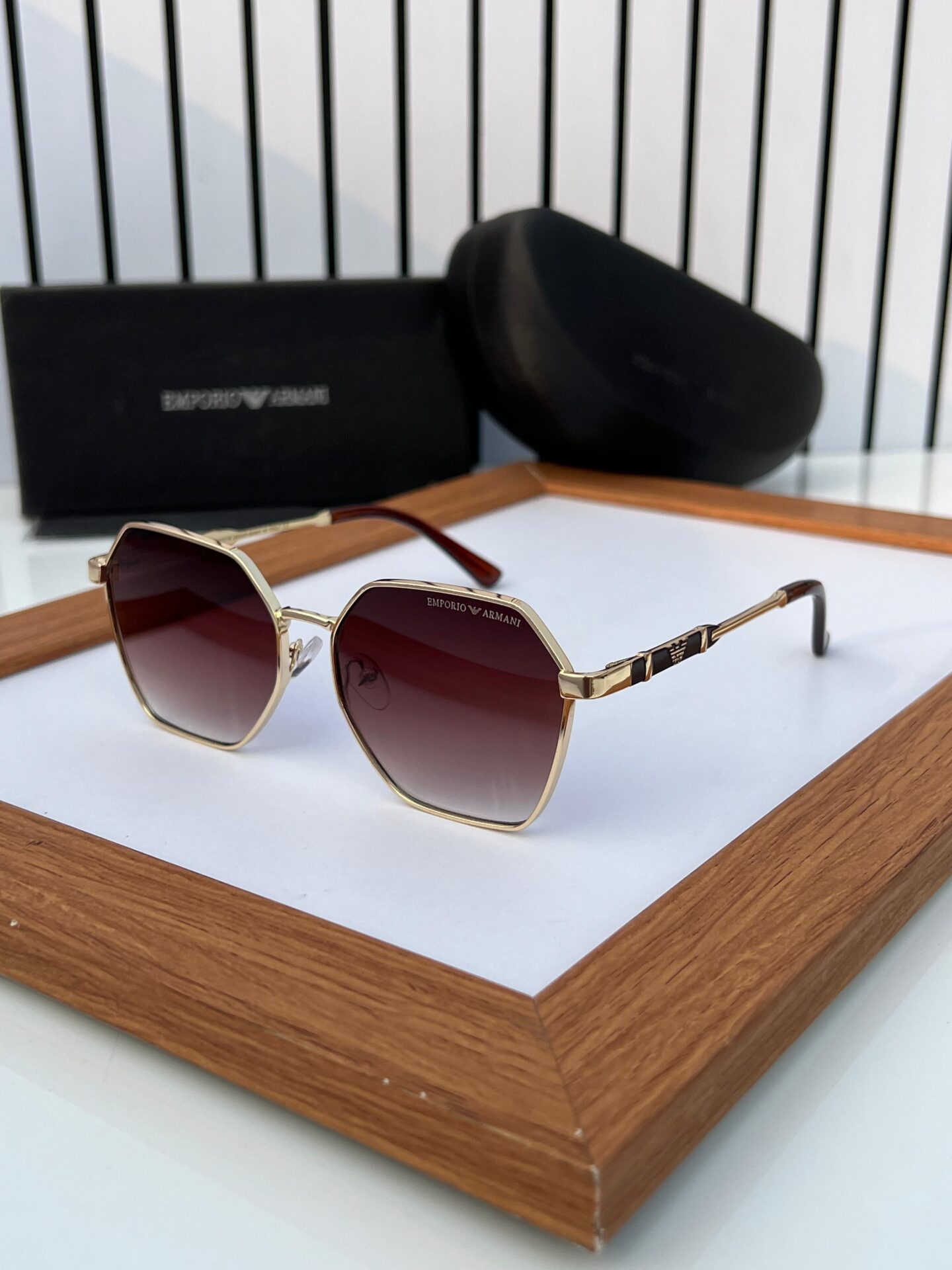 Buy First Copy Emporio Armani Geometric Sunglasses For Women - Master Quality 7A Mirror at Lowest Price Online India