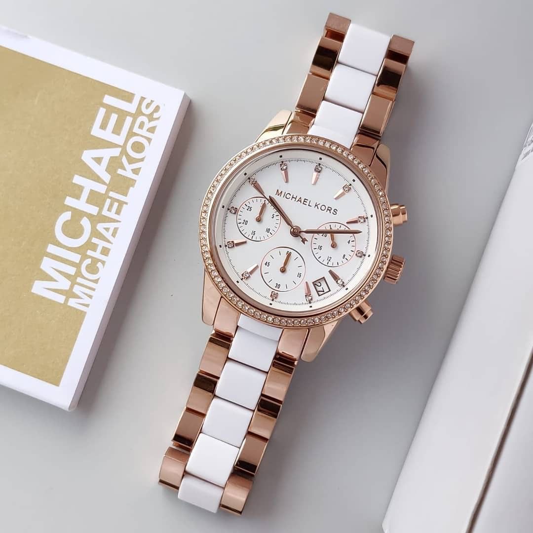Buy First Copy Michael Kors Ritz MK6307 Chronograph Women’s Watch - Master Quality 7A Mirror at Lowest Price Online India