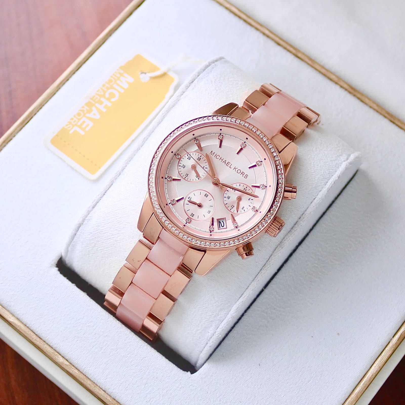 Buy First Copy Michael Kors Ritz MK6307 Chronograph Women’s Watch - Master Quality 7A Mirror at Lowest Price Online India