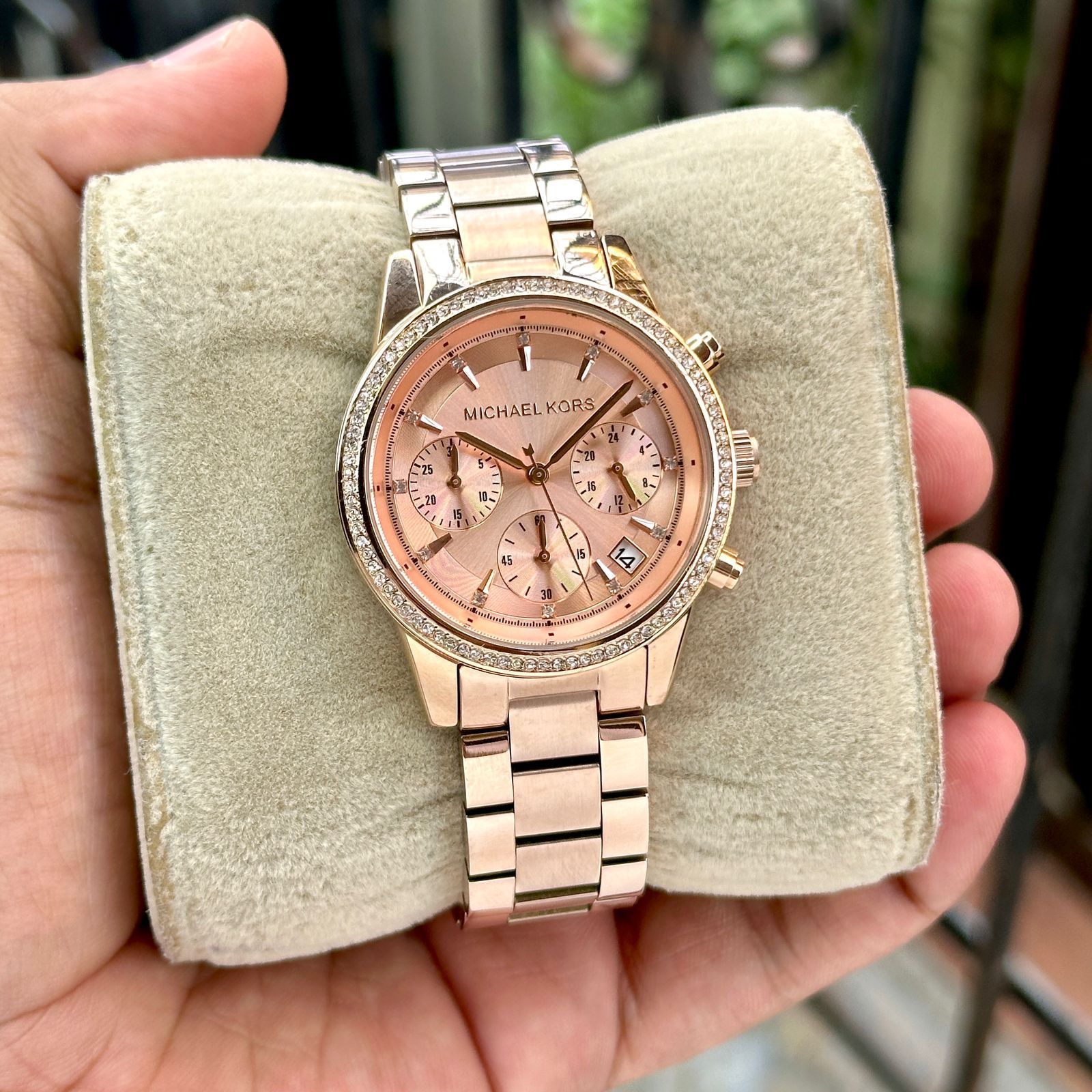 Buy First Copy Michael Kors Ritz MK6307 Chronograph Women’s Watch - Master Quality 7A Mirror at Lowest Price Online India