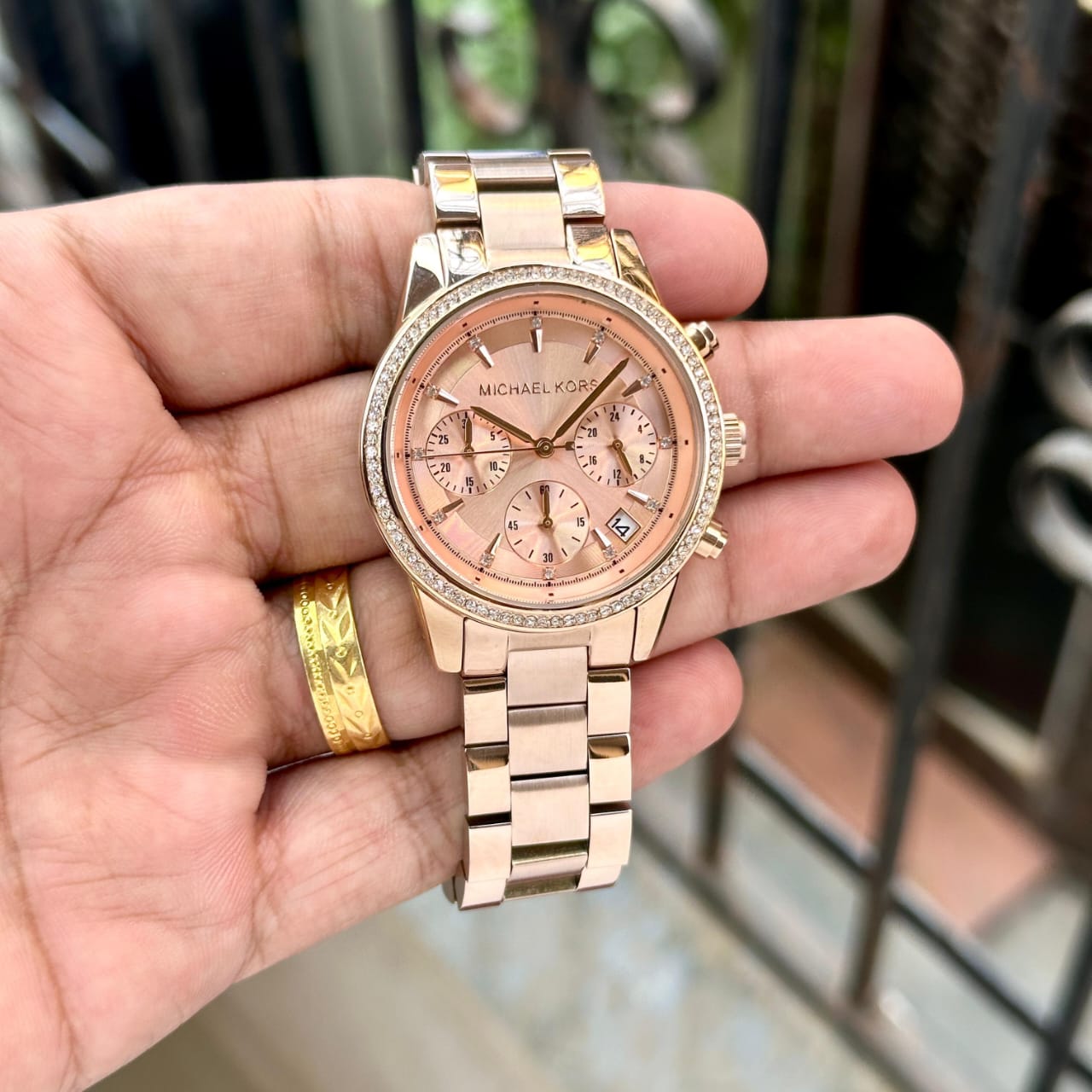 Buy First Copy Michael Kors Ritz MK6307 Chronograph Women’s Watch - Master Quality 7A Mirror at Lowest Price Online India