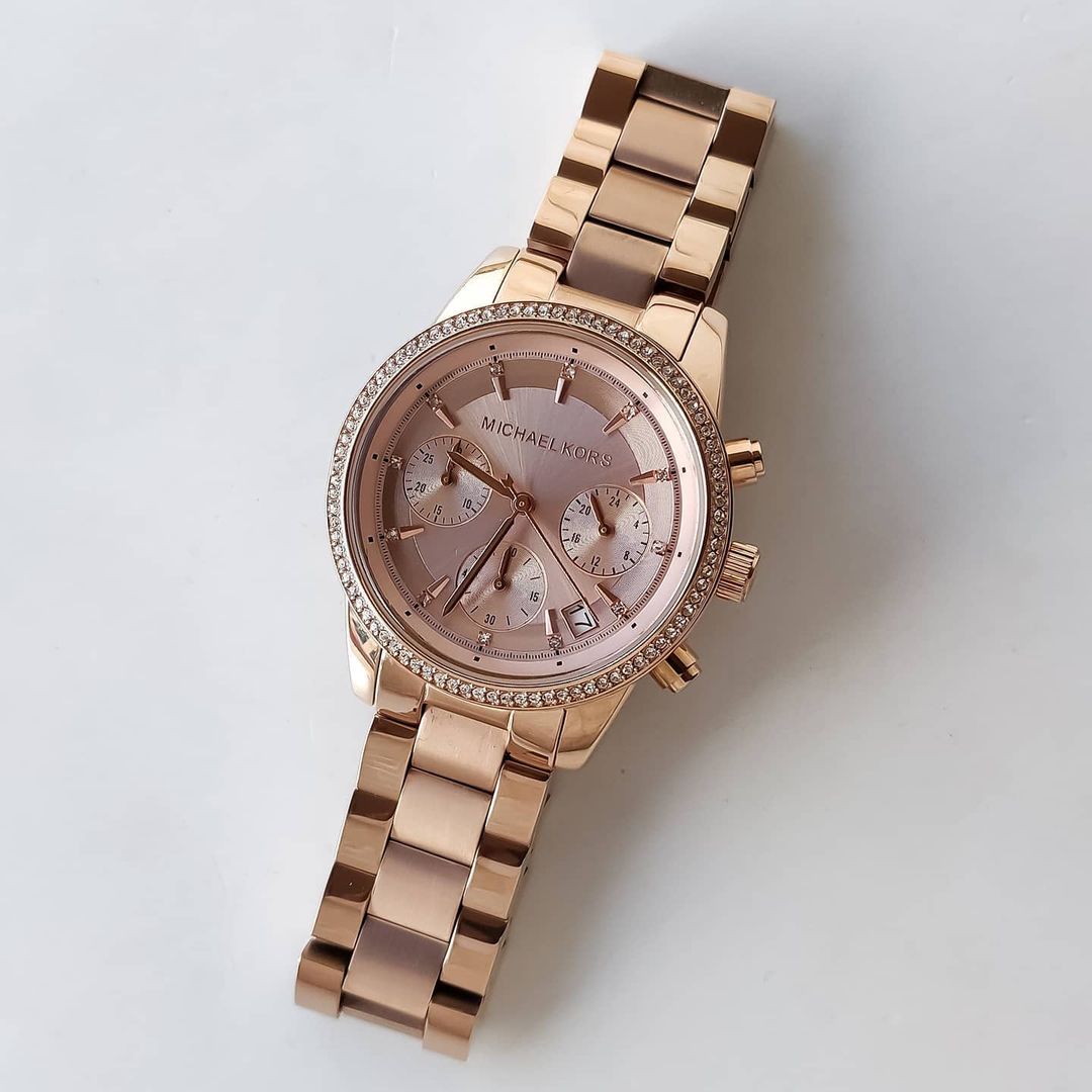 Buy First Copy Michael Kors Ritz MK6307 Chronograph Women’s Watch - Master Quality 7A Mirror at Lowest Price Online India