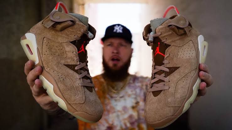 Buy First Copy Jordan 6 British Khaki - Master Quality 7A Mirror at Lowest Price Online India