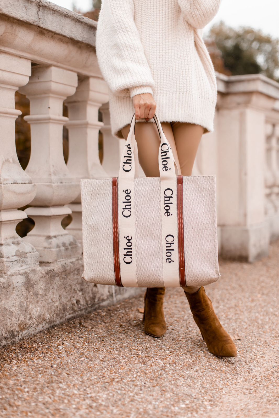 Buy First Copy Chloé Woody Canvas Large Tote For Women - Master Quality 7A Mirror at Lowest Price Online India