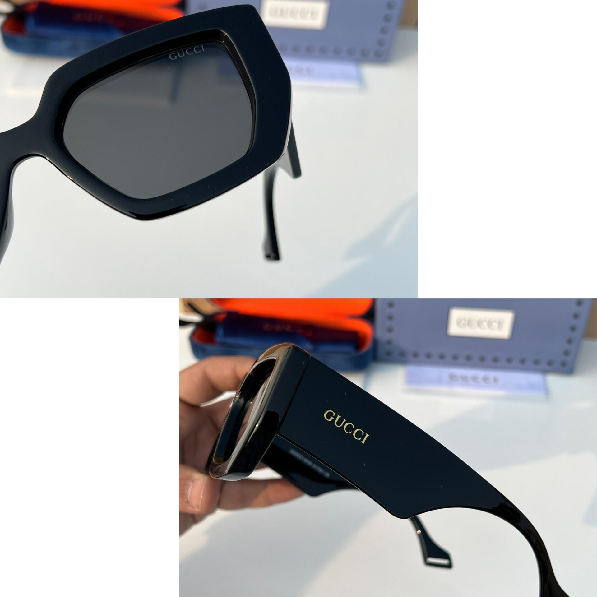 Buy First Copy Gucci Bold Square Frame Sunglasses - Master Quality 7A Mirror at Lowest Price Online India