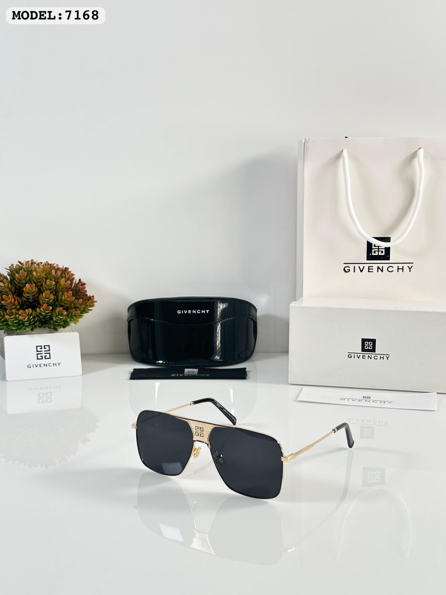Buy First Copy Givenchy 7168 Sunglasses Square Frame Design - Master Quality 7A Mirror at Lowest Price Online India