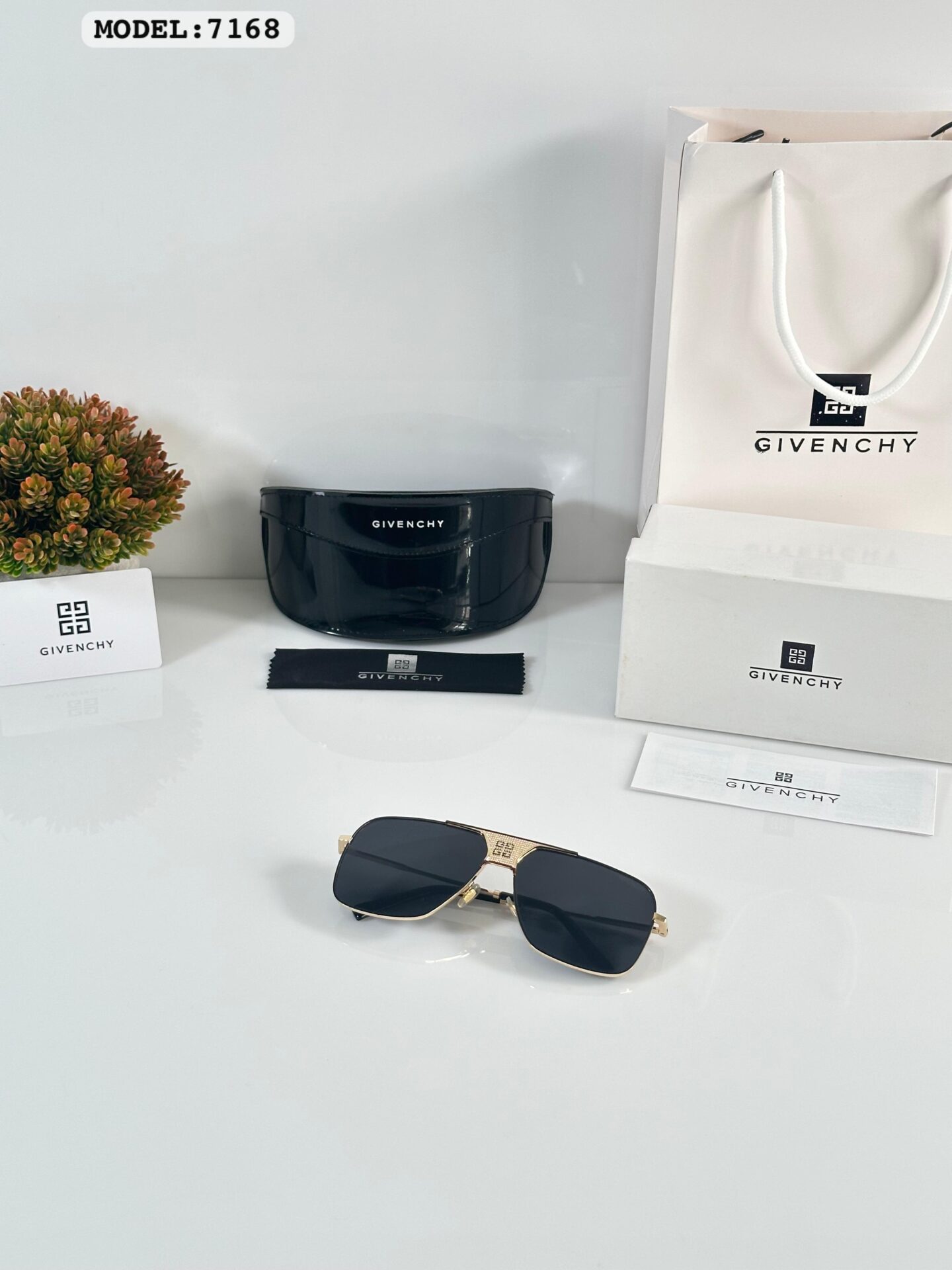 Buy First Copy Givenchy 7168 Sunglasses Square Frame Design - Master Quality 7A Mirror at Lowest Price Online India