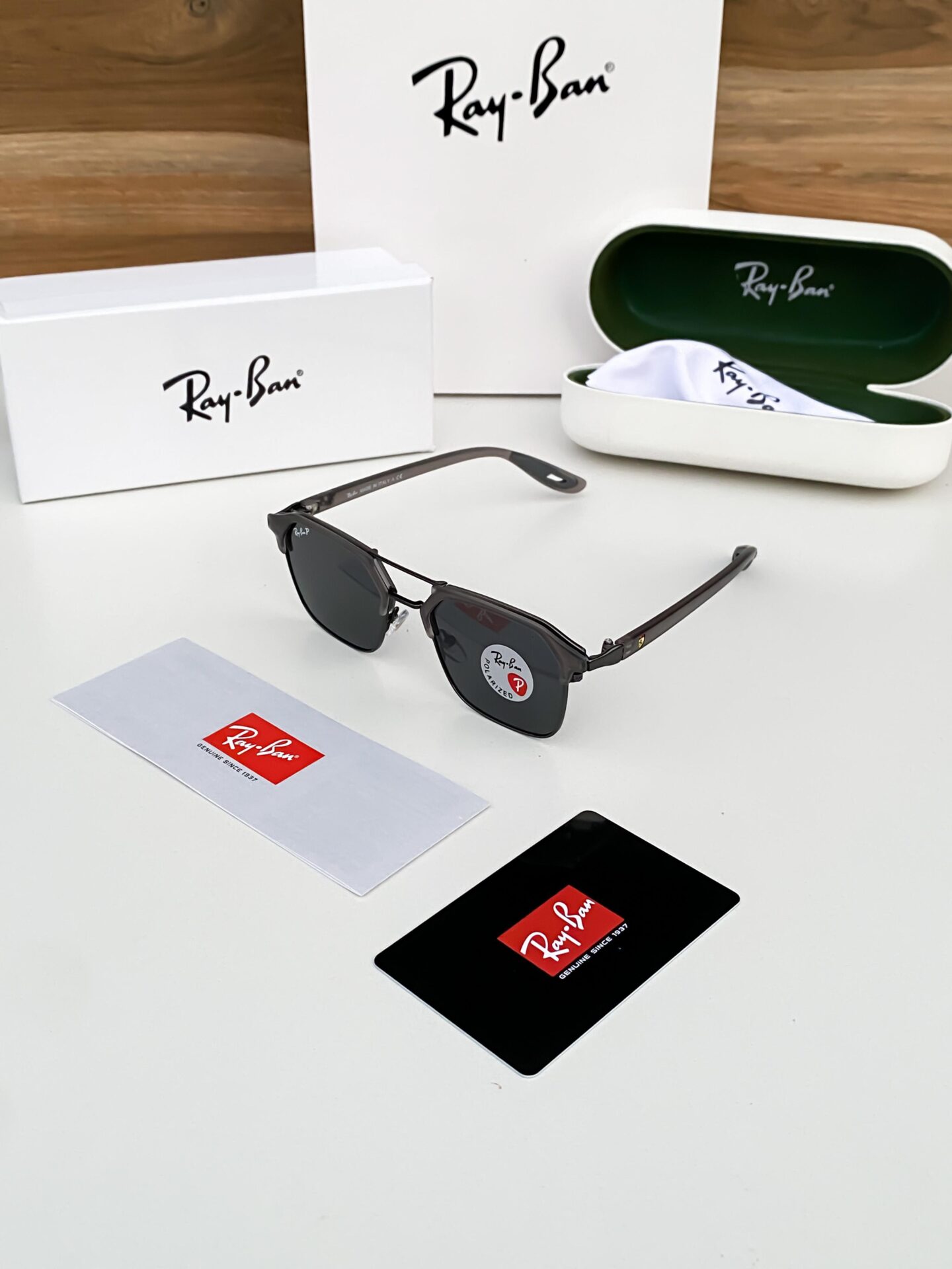 Buy First Copy Ray-Ban Matt Black Sunglasses - Master Quality 7A Mirror at Lowest Price Online India