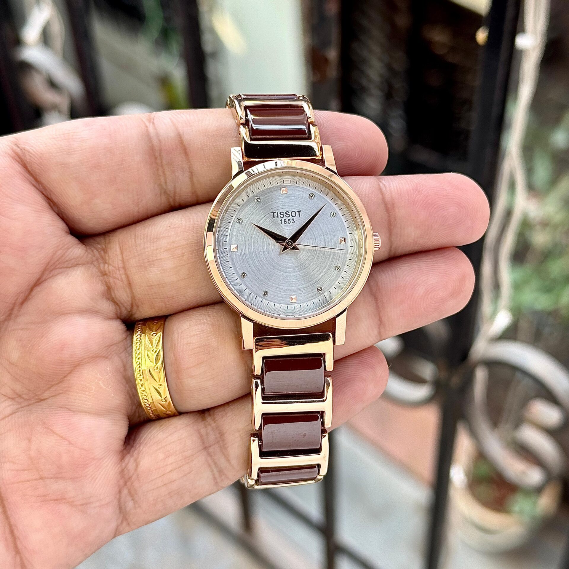 Buy First Copy Tissot Centrix Ceramic Ladies Watch - Master Quality 7A Mirror at Lowest Price Online India
