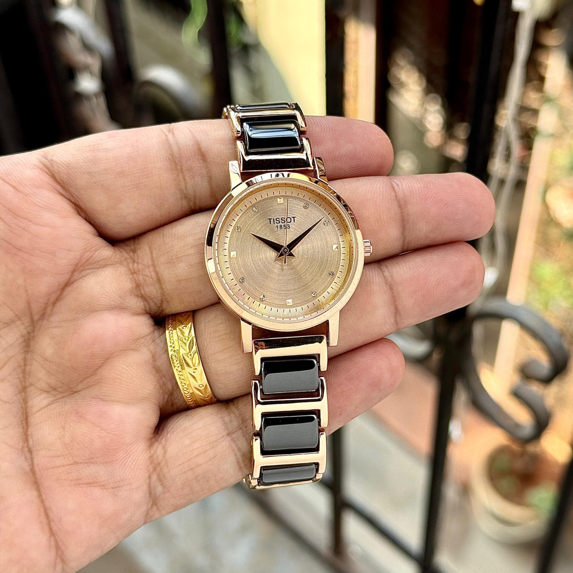 Buy First Copy Tissot Centrix Ceramic Ladies Watch - Master Quality 7A Mirror at Lowest Price Online India