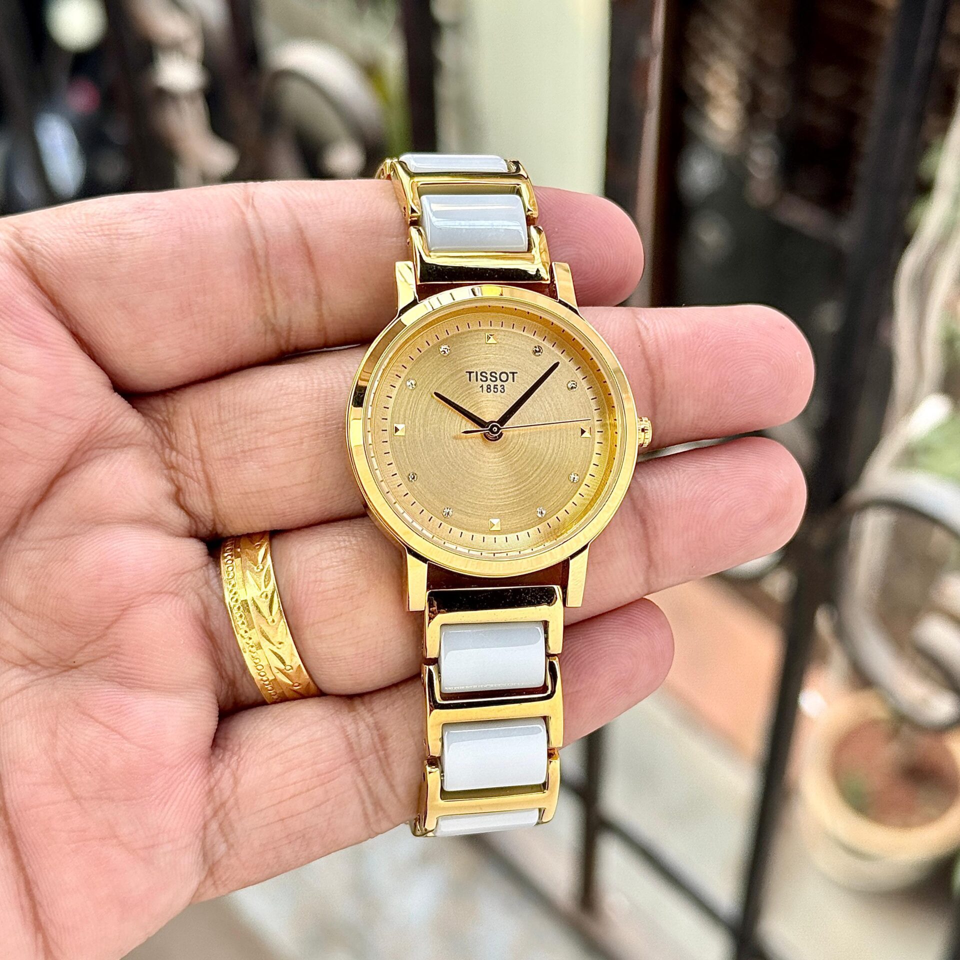 Buy First Copy Tissot Centrix Ceramic Ladies Watch - Master Quality 7A Mirror at Lowest Price Online India