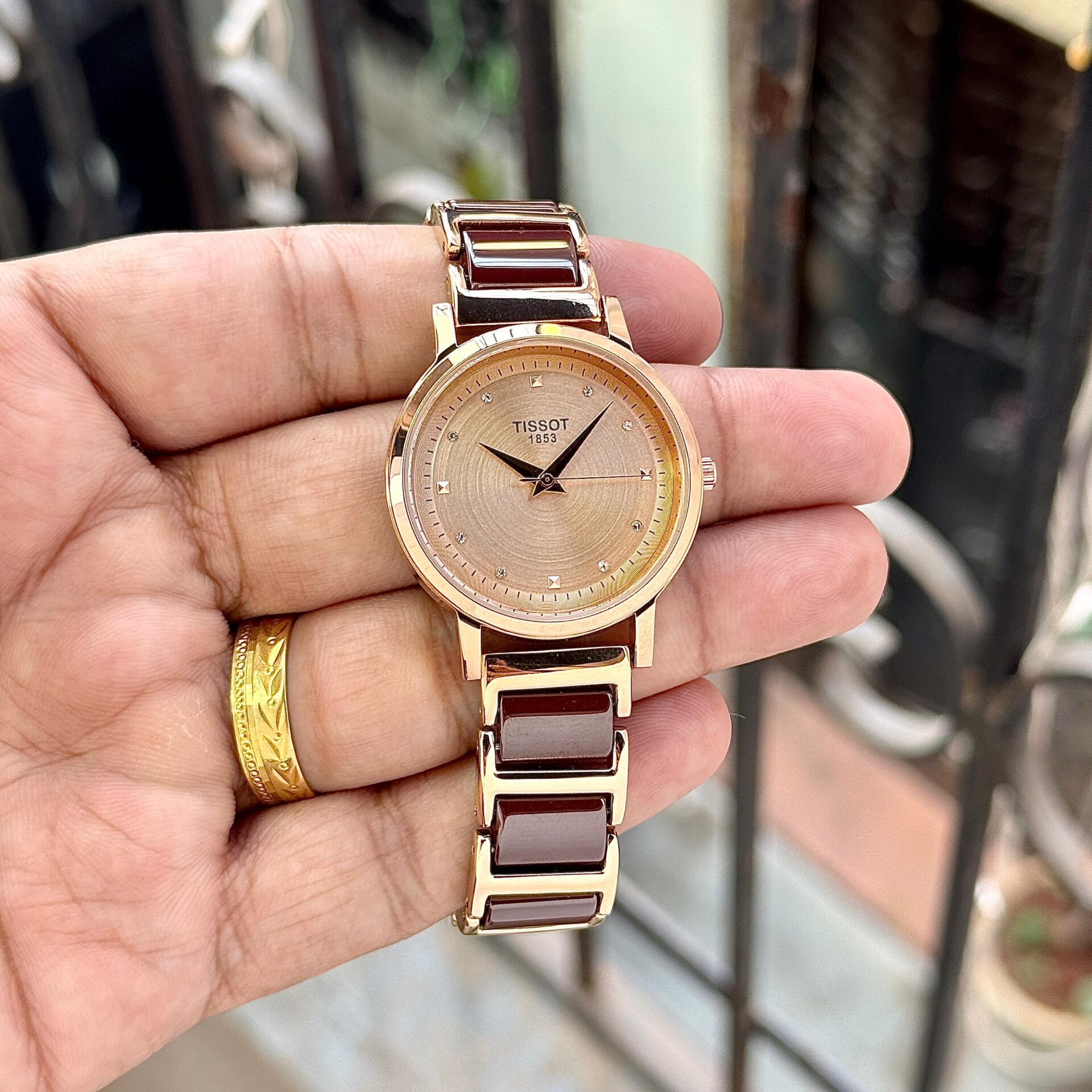Buy First Copy Tissot Centrix Ceramic Ladies Watch - Master Quality 7A Mirror at Lowest Price Online India