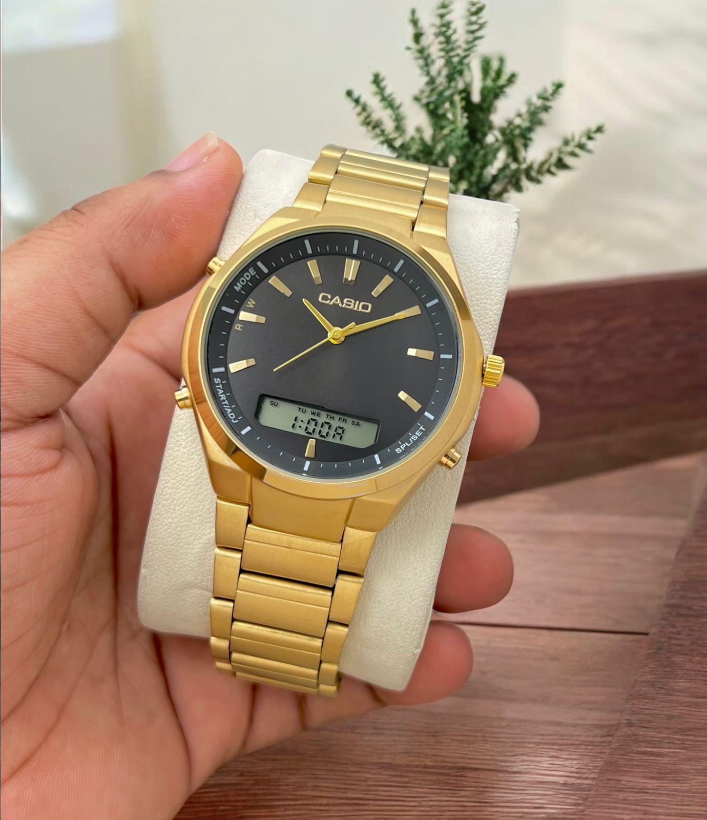Buy First Copy Casio Double Time Analog-Digital Watch - Master Quality 7A Mirror at Lowest Price Online India