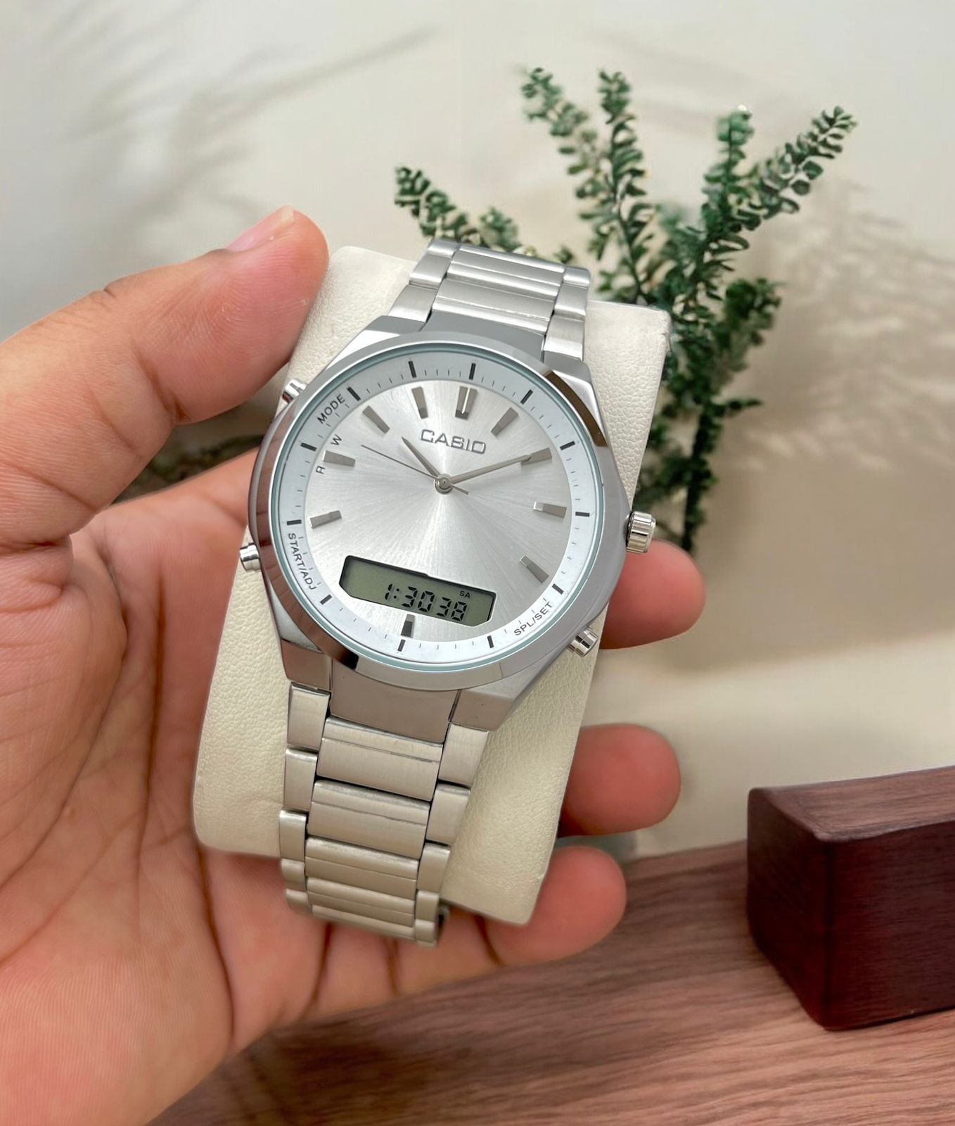 Buy First Copy Casio Double Time Analog-Digital Watch - Master Quality 7A Mirror at Lowest Price Online India
