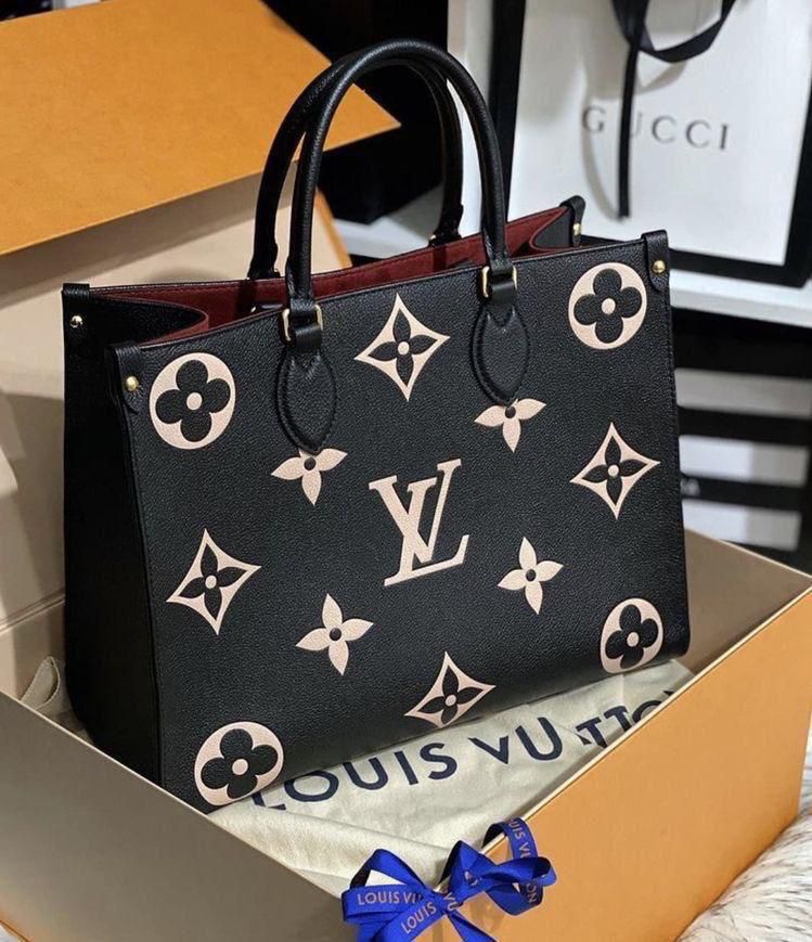 Buy First Copy Louis Vuitton On The Go Embossed Tote Bag - Master Quality 7A Mirror at Lowest Price Online India