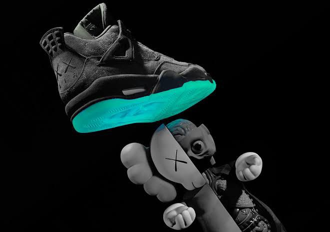 Buy First Copy Air Jordan 4 Retro x KAWS - Master Quality 7A Mirror at Lowest Price Online India
