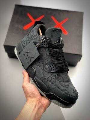 Buy First Copy Air Jordan 4 Retro x KAWS Black - Master Quality 7A Mirror at Lowest Price Online India