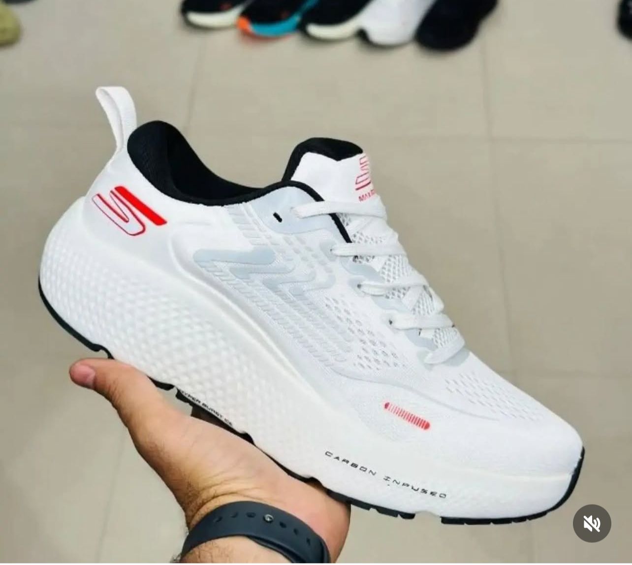 Buy First Copy Skechers Carbon Infused Max Road 6 - Master Quality 7A Mirror at Lowest Price Online India
