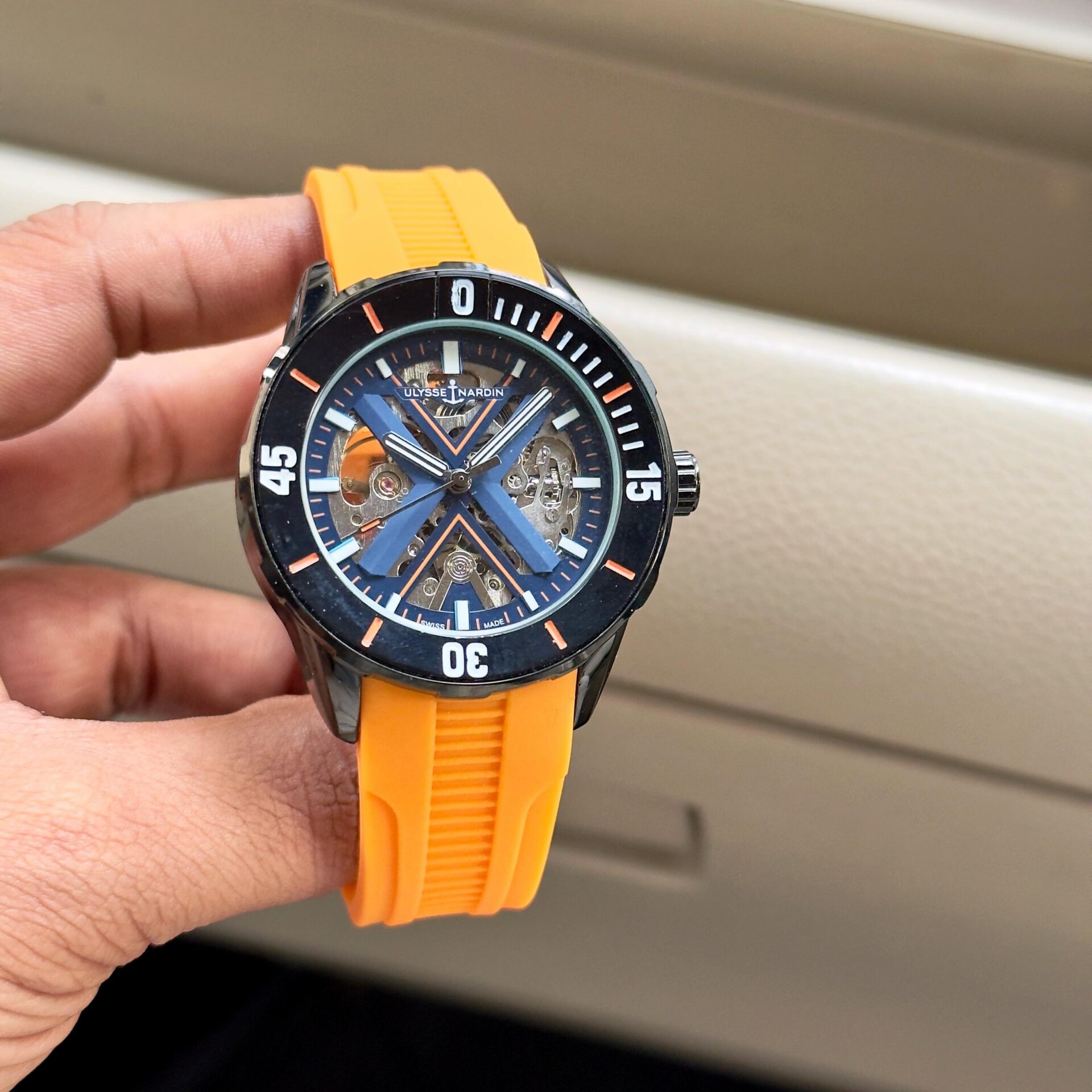 Buy First Copy Ulysse Nardin Diver X Skeleton Automatic Men’s Watch 44mm - Master Quality 7A Mirror at Lowest Price Online India