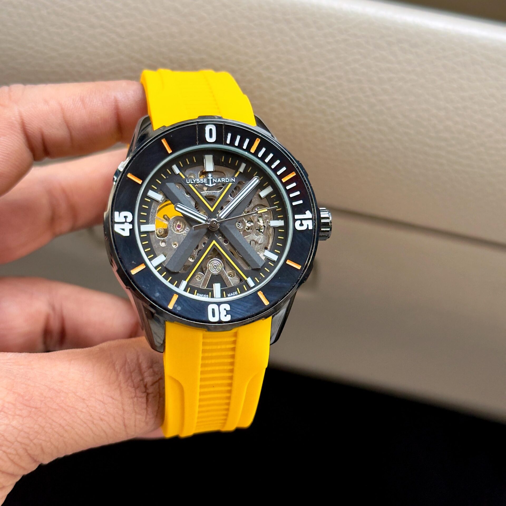 Buy First Copy Ulysse Nardin Diver X Skeleton Automatic Men’s Watch 44mm - Master Quality 7A Mirror at Lowest Price Online India