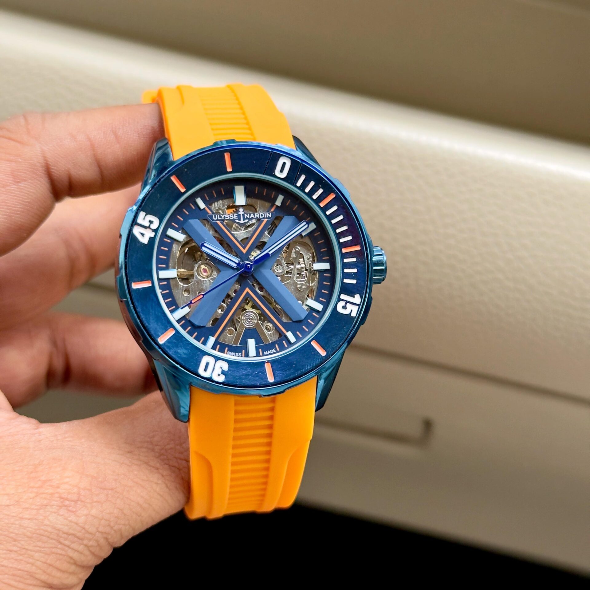 Buy First Copy Ulysse Nardin Diver X Skeleton Automatic Men’s Watch 44mm - Master Quality 7A Mirror at Lowest Price Online India