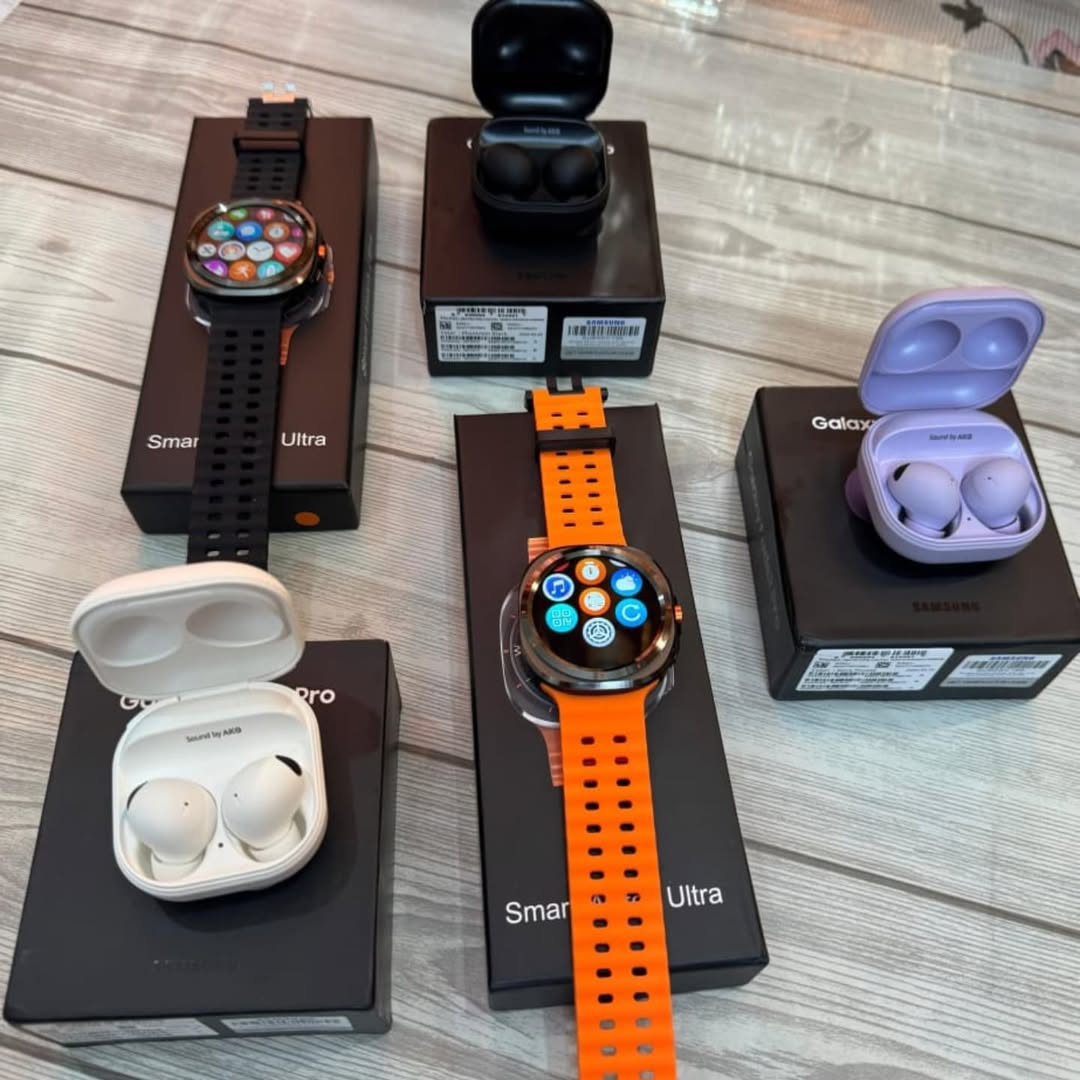 Buy First Copy Samsung Galaxy Watch Ultra & Galaxy Buds 2 Pro Combo - Master Quality 7A Mirror at Lowest Price Online India