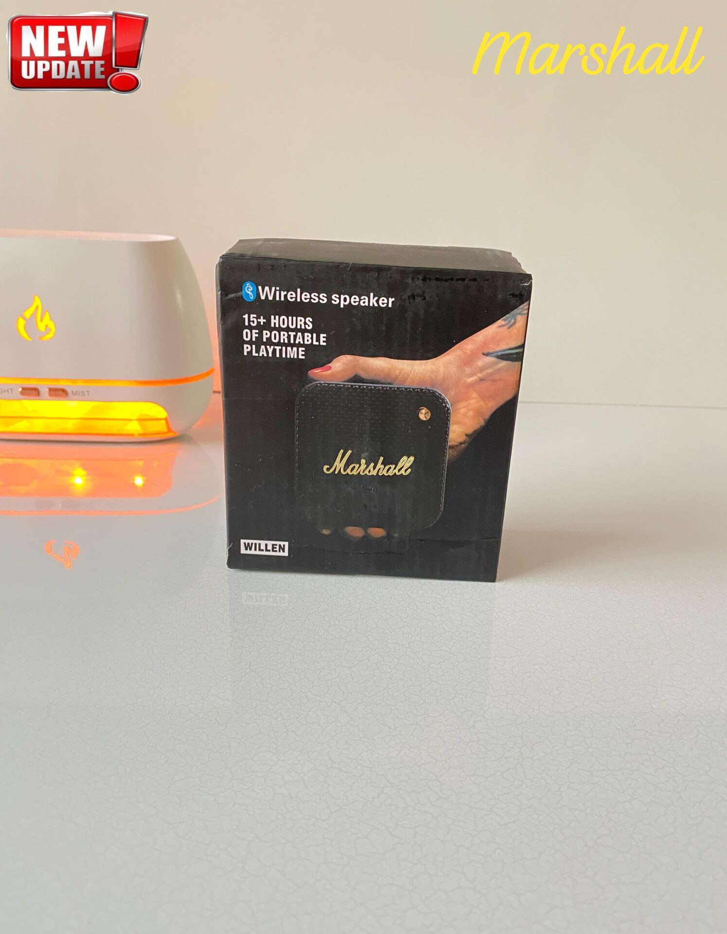 Buy First Copy Marshall Willen Portable Bluetooth Speaker - Master Quality 7A Mirror at Lowest Price Online India
