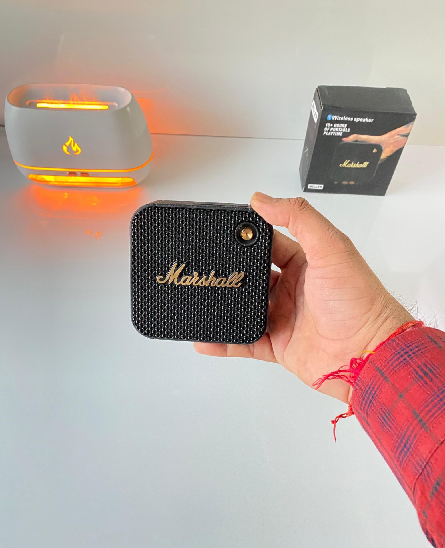 Buy First Copy Marshall Willen Portable Bluetooth Speaker - Master Quality 7A Mirror at Lowest Price Online India