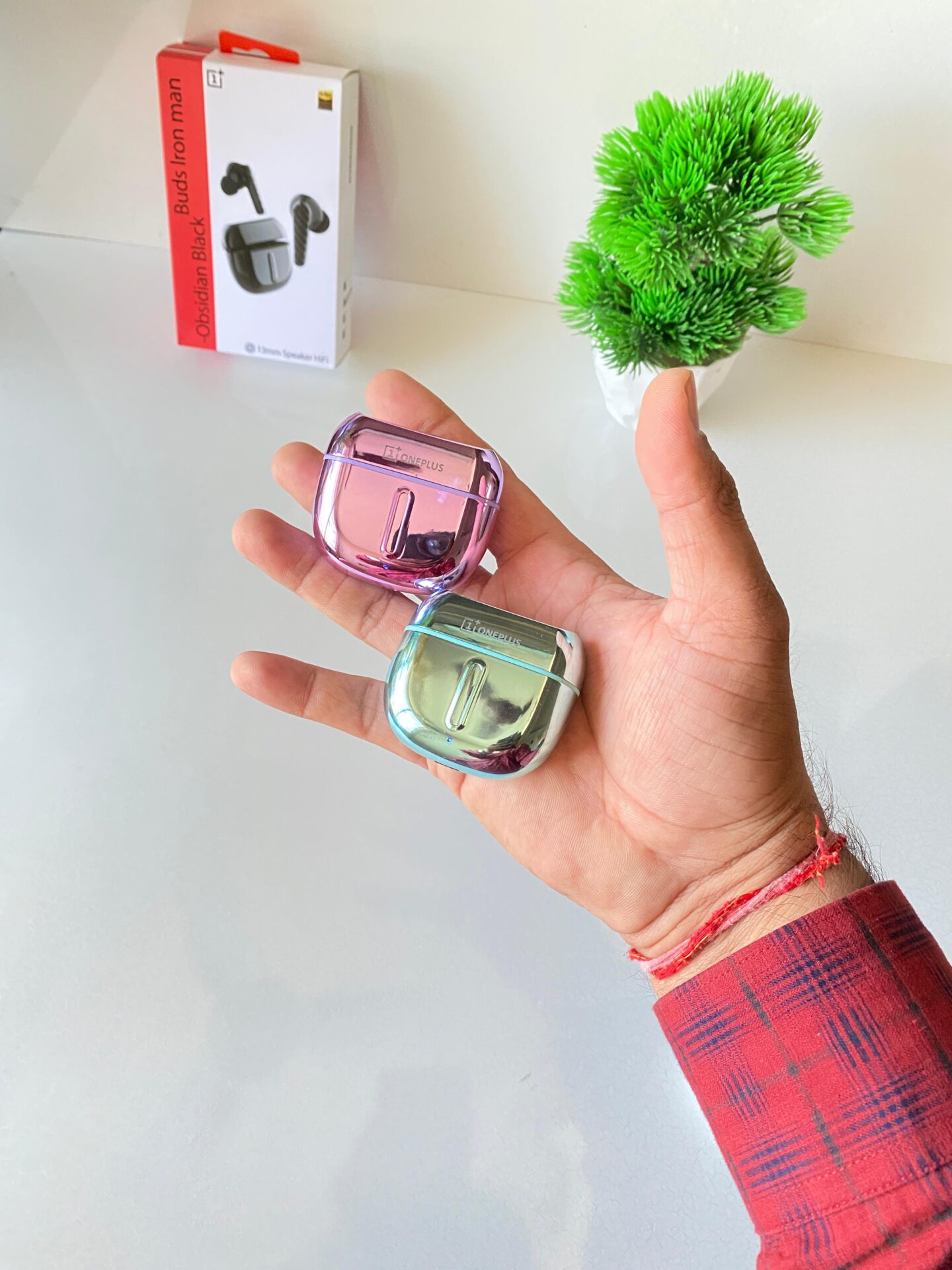 Buy First Copy OnePlus Iron Man Buds (Metal Edition) - Master Quality 7A Mirror at Lowest Price Online India