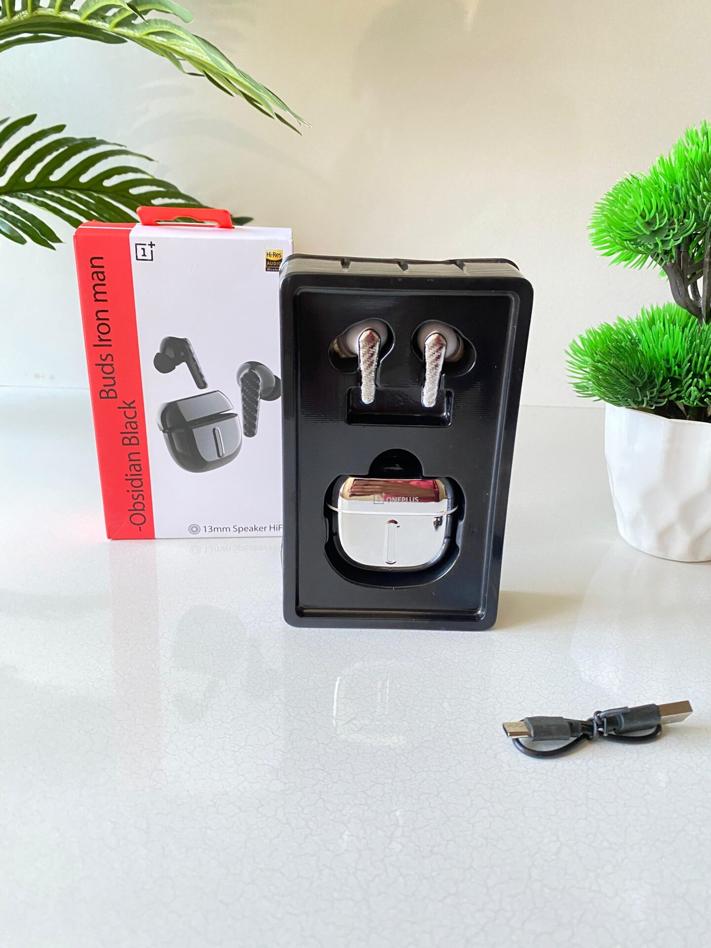 Buy First Copy OnePlus Iron Man Buds (Metal Edition) - Master Quality 7A Mirror at Lowest Price Online India
