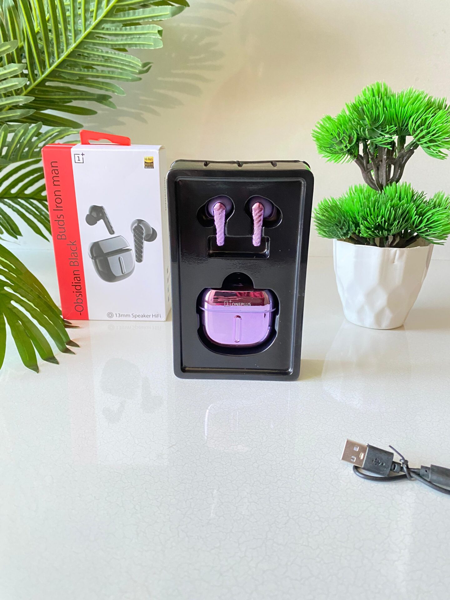Buy First Copy OnePlus Iron Man Buds (Metal Edition) - Master Quality 7A Mirror at Lowest Price Online India