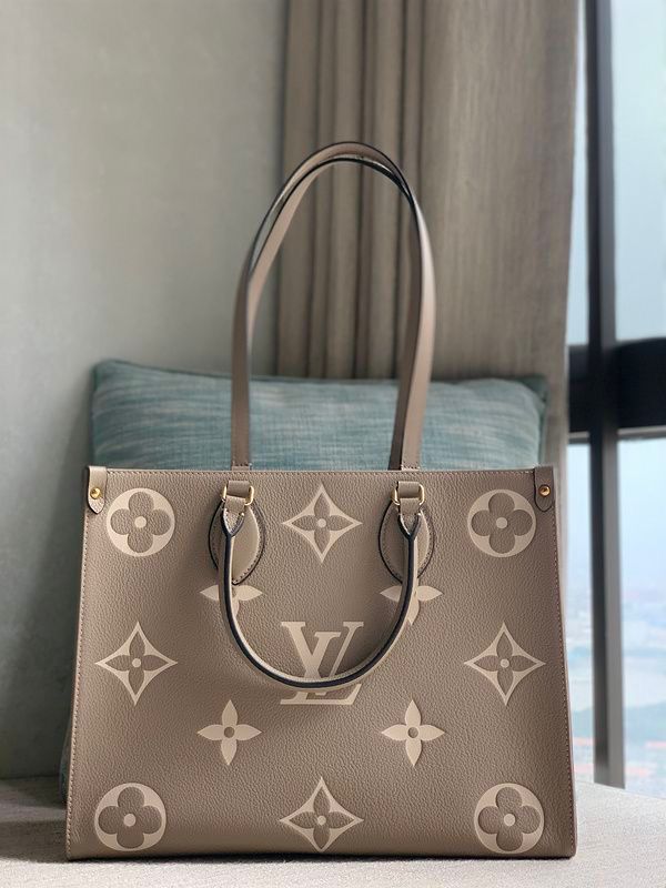 Buy First Copy Louis Vuitton On The Go Embossed Tote Bag - Master Quality 7A Mirror at Lowest Price Online India