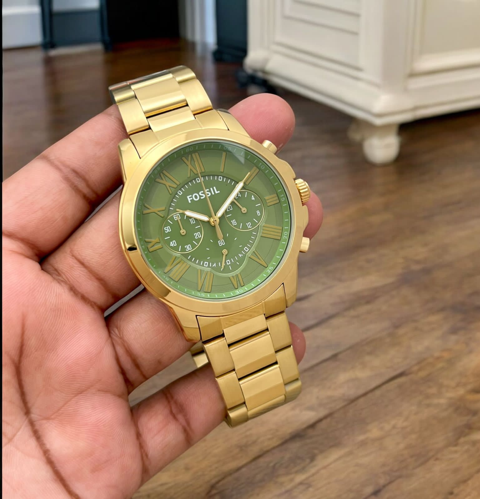 Buy First Copy Fossil Grant Men’s Chronograph Watch 43mm - Master Quality 7A Mirror at Lowest Price Online India
