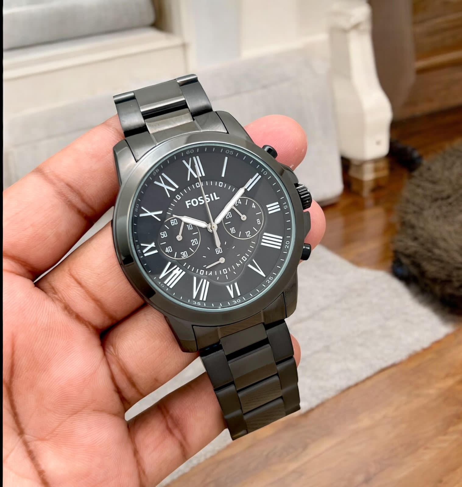 Buy First Copy Fossil Grant Men’s Chronograph Watch 43mm - Master Quality 7A Mirror at Lowest Price Online India