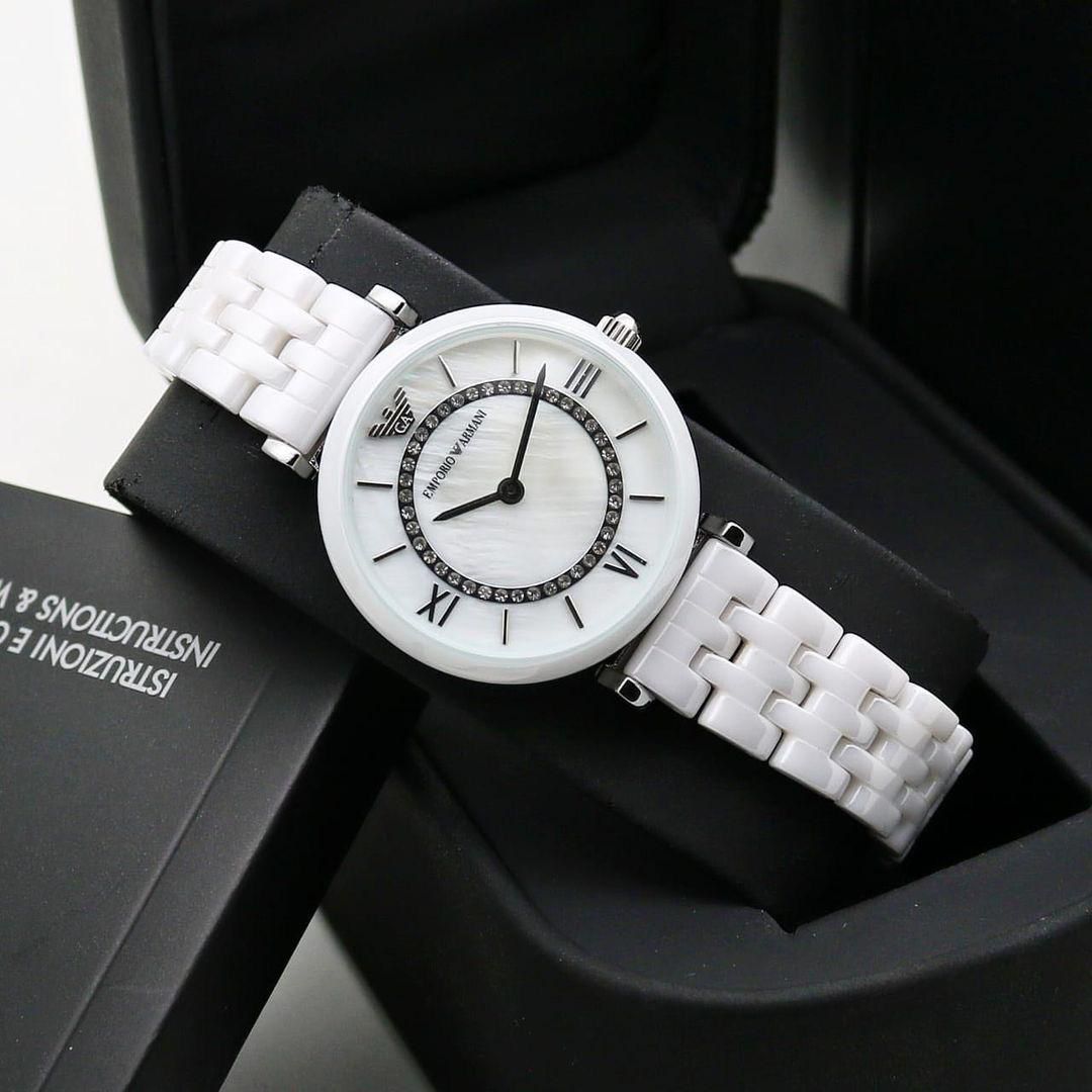 Buy First Copy Emporio Armani Ceramica Watch For Women 32mm - Master Quality 7A Mirror at Lowest Price Online India