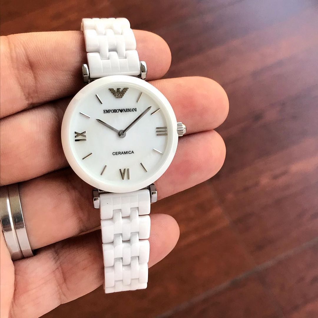 Buy First Copy Emporio Armani Ceramica Watch For Women 32mm - Master Quality 7A Mirror at Lowest Price Online India