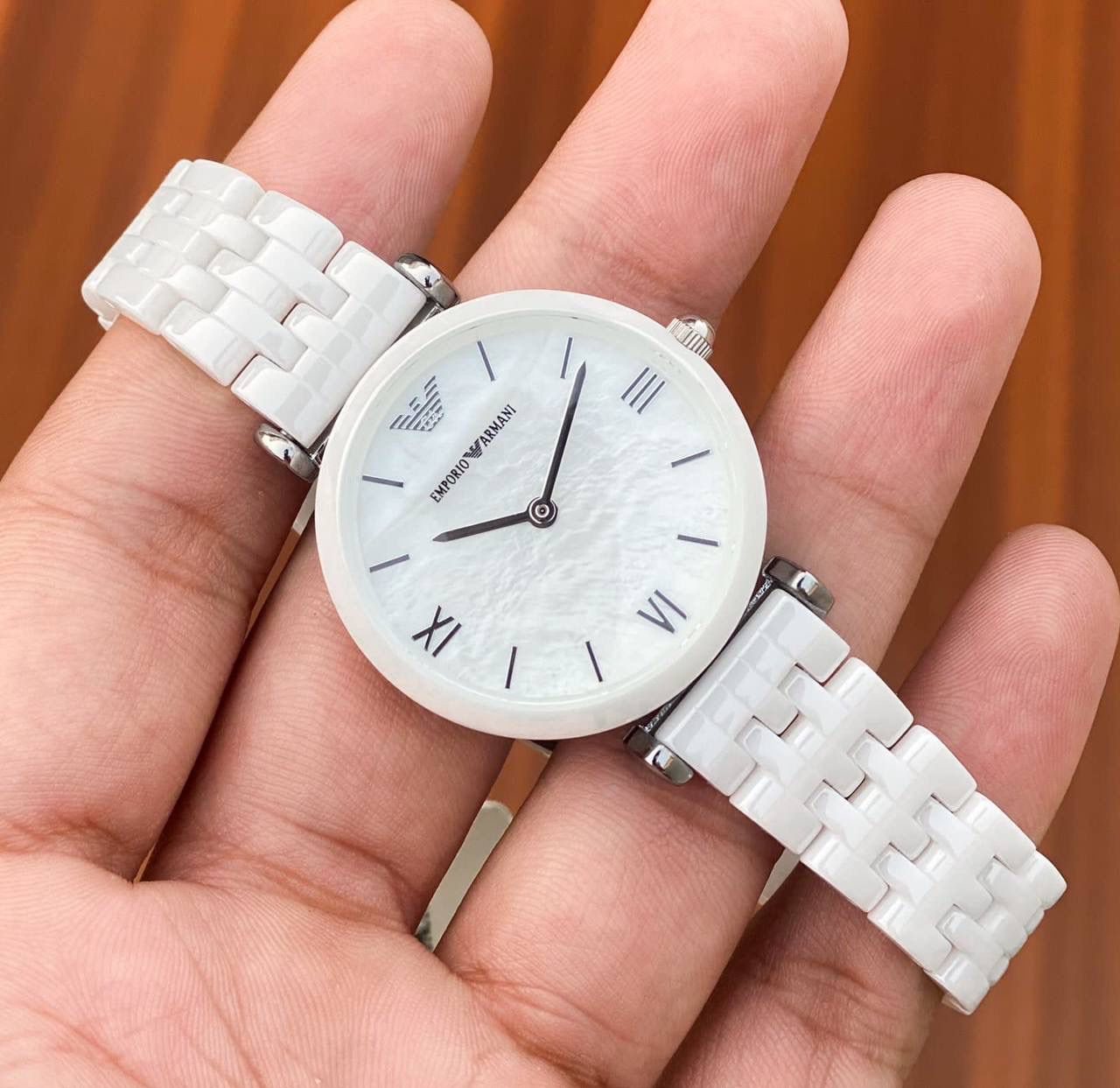 Buy First Copy Emporio Armani Ceramica Watch For Women 32mm - Master Quality 7A Mirror at Lowest Price Online India
