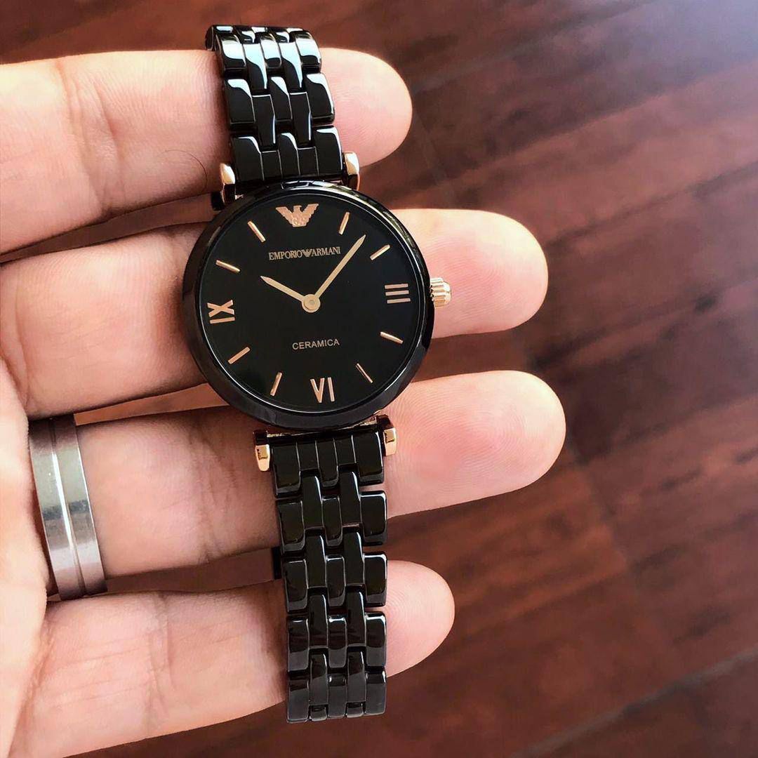 Buy First Copy Emporio Armani Ceramica Watch For Women 32mm - Master Quality 7A Mirror at Lowest Price Online India