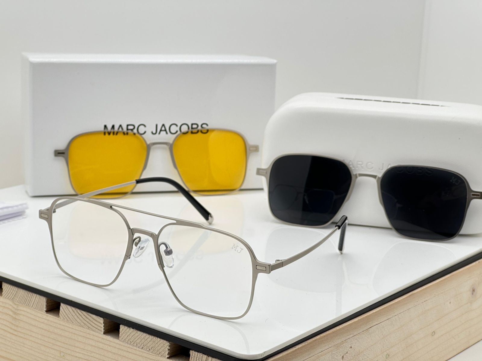 Buy First Copy Marc Jacobs 3-in-1 Magnetic Sunglasses - Master Quality 7A Mirror at Lowest Price Online India