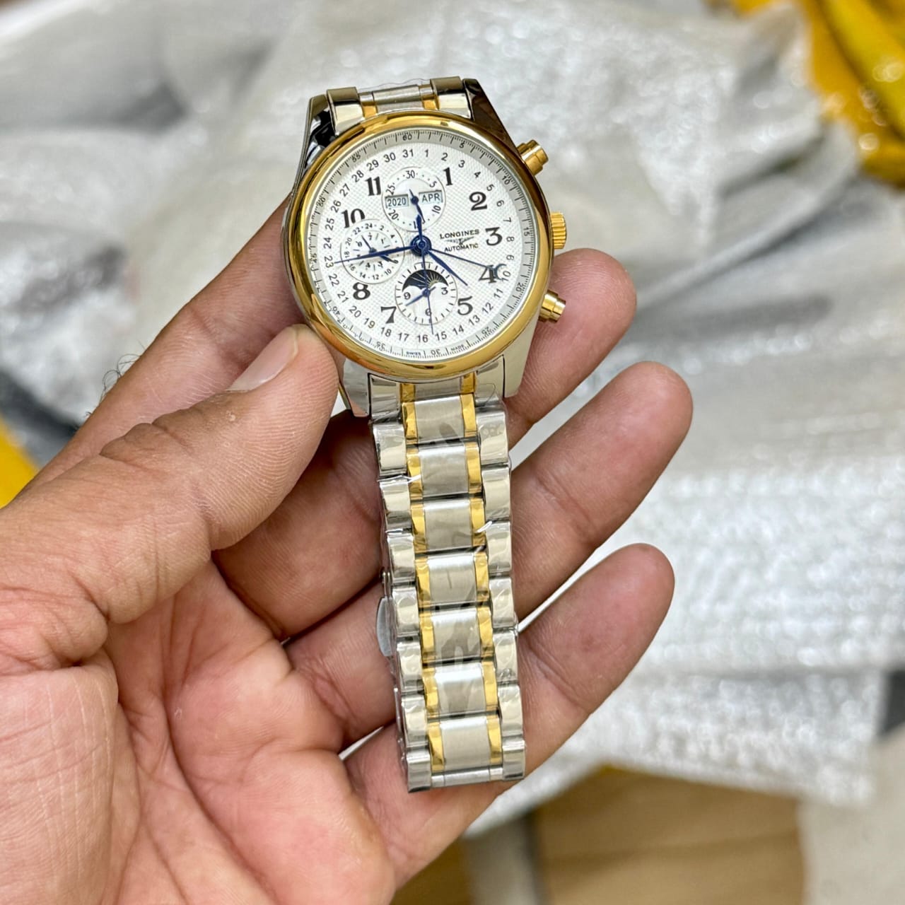 Buy First Copy Longines Master Collection L2.773.4.92.6 Automatic Men’s Watch - Master Quality 7A Mirror at Lowest Price Online India
