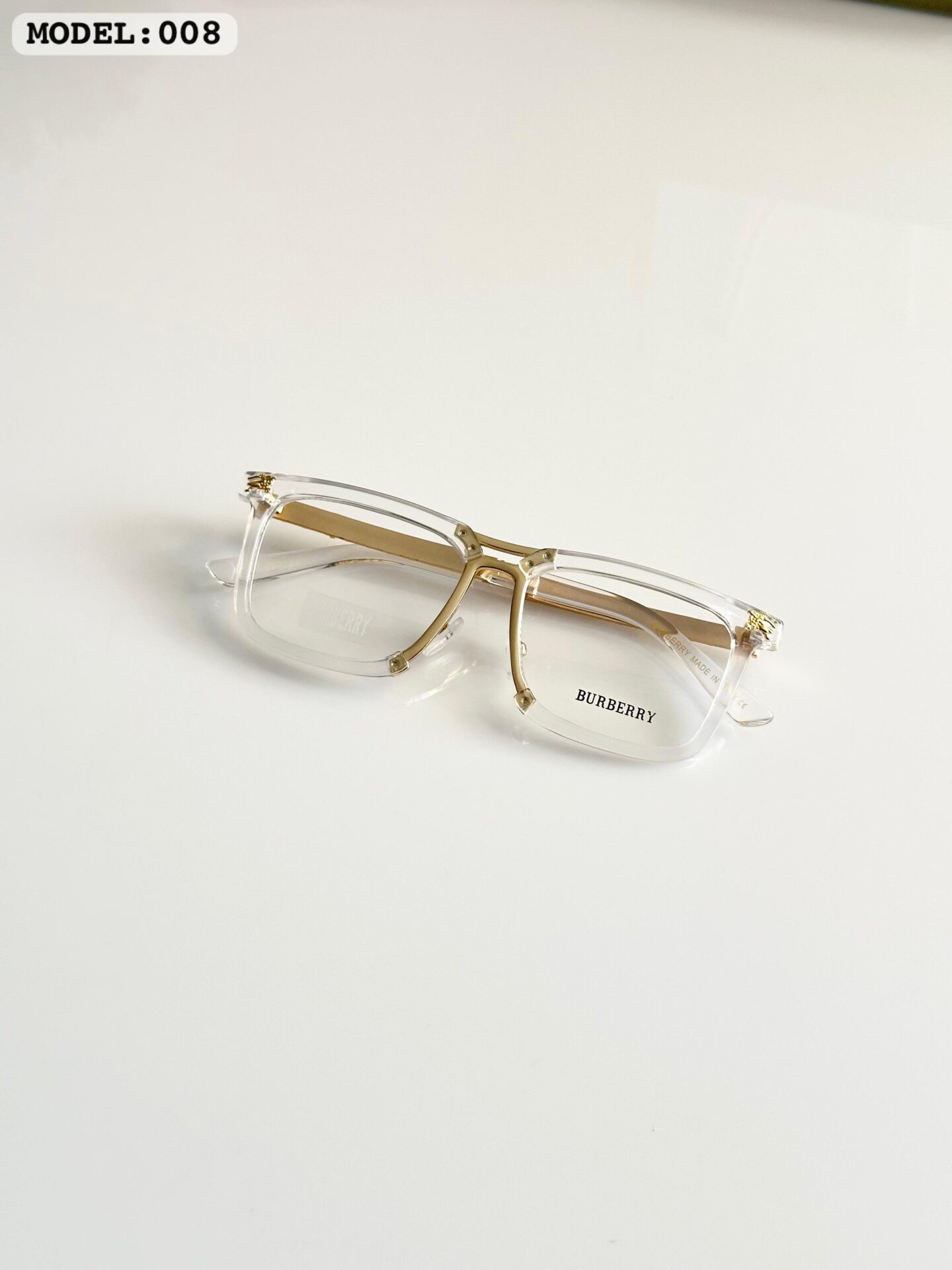 Buy First Copy Burberry Transparent Glasses - Master Quality 7A Mirror at Lowest Price Online India