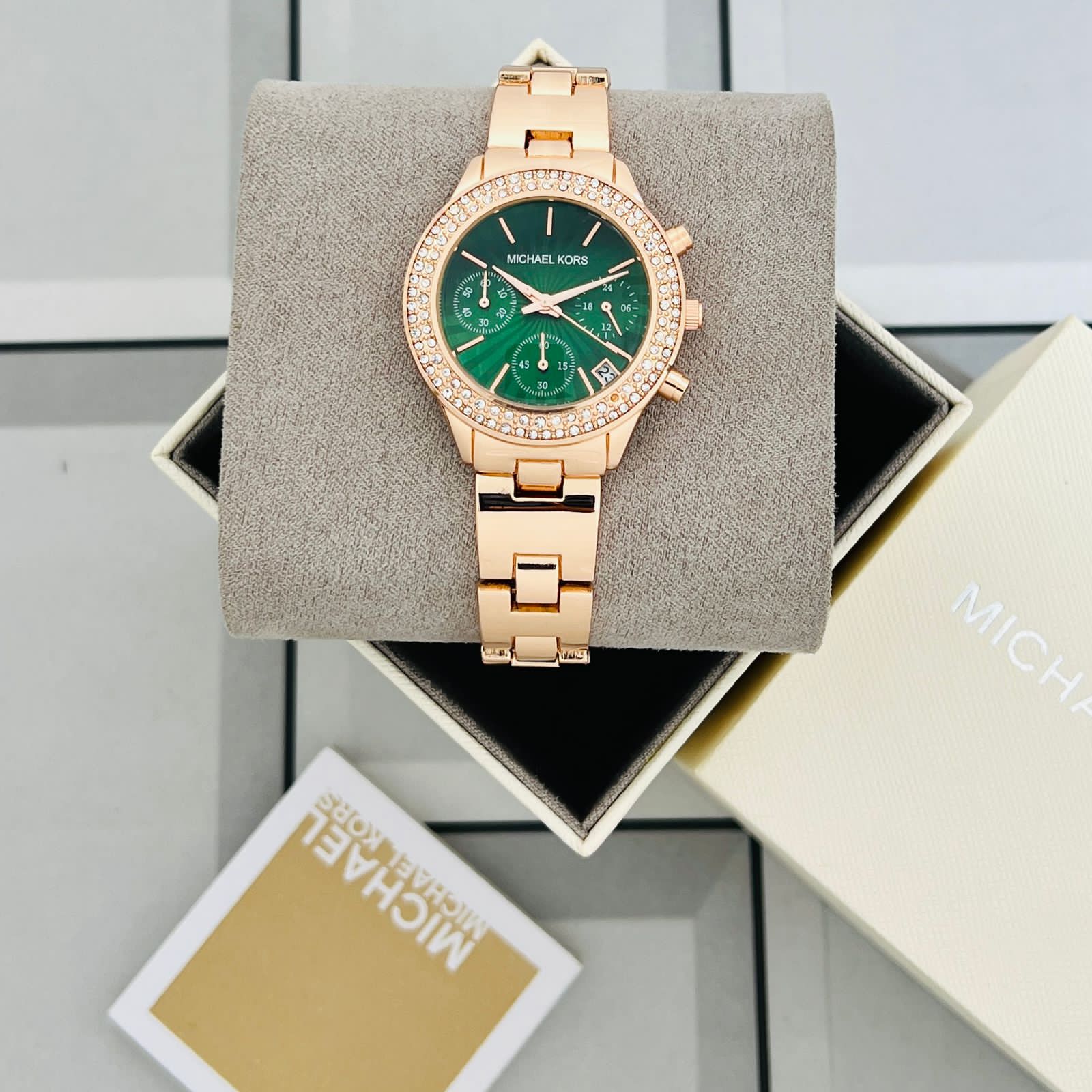 Buy First Copy Michael Kors Runway Mercer Women Chronograph Watch MK6672 32mm - Master Quality 7A Mirror at Lowest Price Online India
