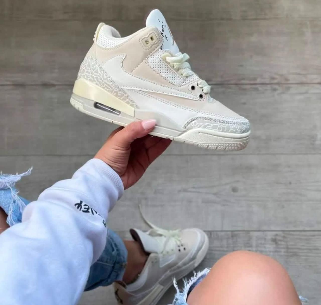 Buy First Copy Jordan Retro 3 Cactus Jack - Master Quality 7A Mirror at Lowest Price Online India