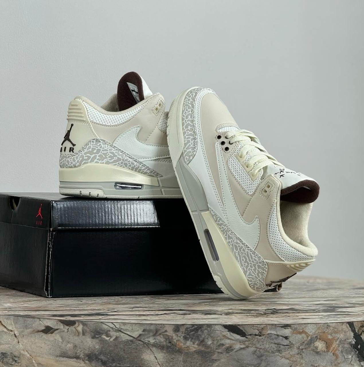 Buy First Copy Jordan Retro 3 Cactus Jack - Master Quality 7A Mirror at Lowest Price Online India