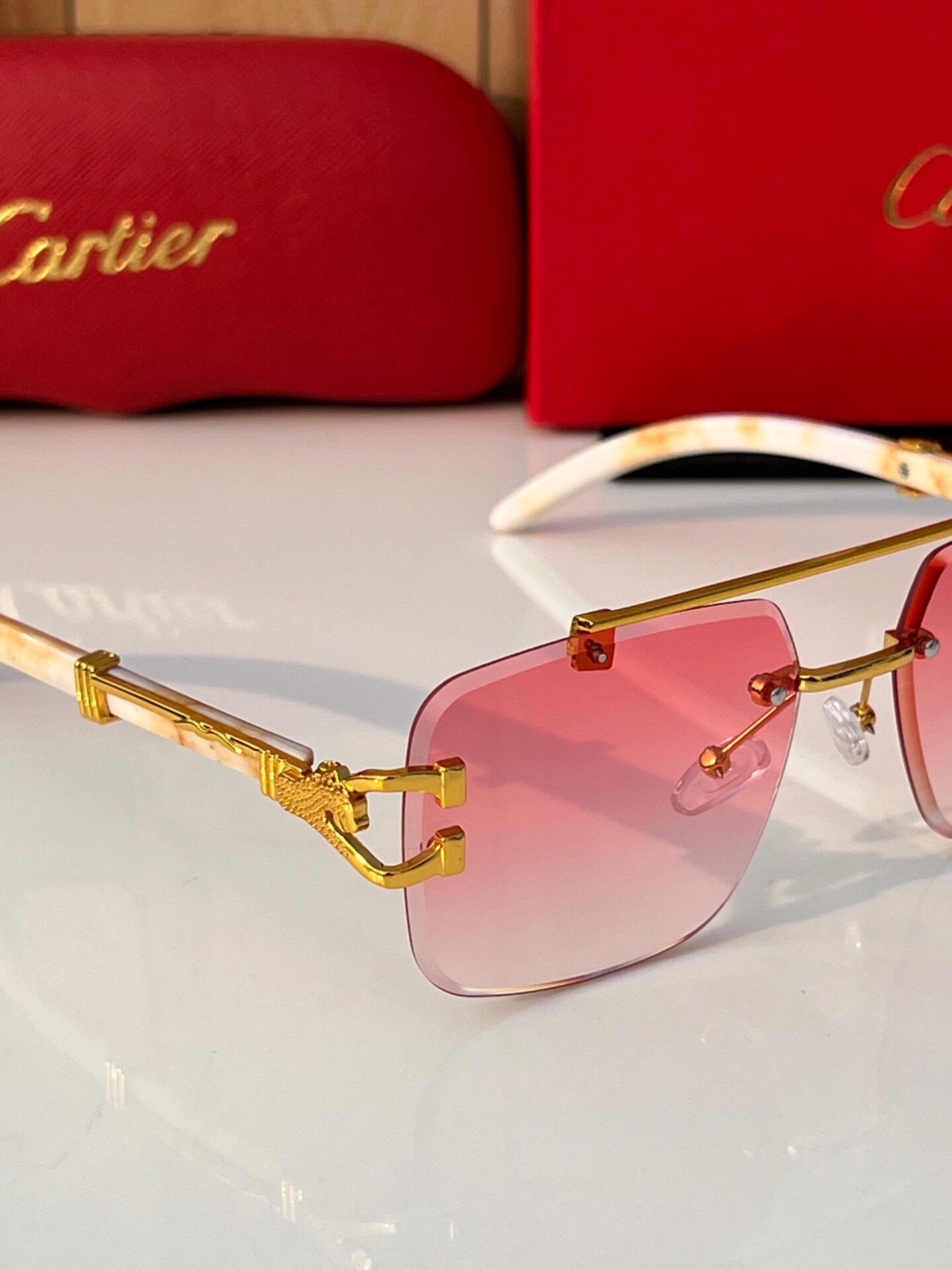 Buy First Copy Cartier CT098 Men’s Sunglasses - Master Quality 7A Mirror at Lowest Price Online India