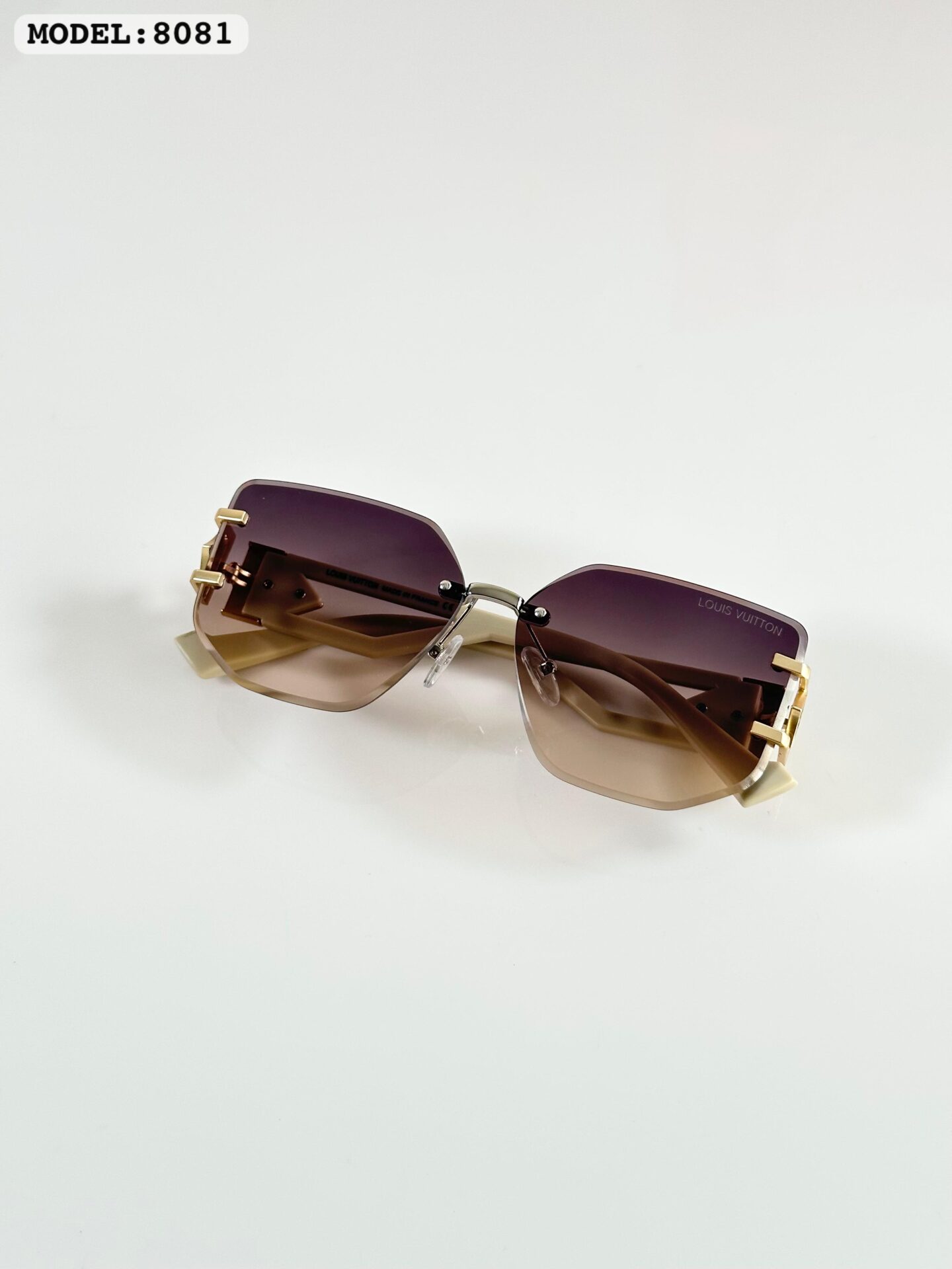 Buy First Copy Louis Vuitton Square Brown Gradient Sunglasses Unisex - Master Quality 7A Mirror at Lowest Price Online India